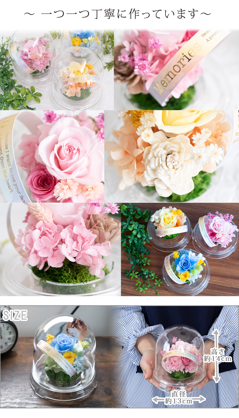 ひとつひとつ丁寧に作成