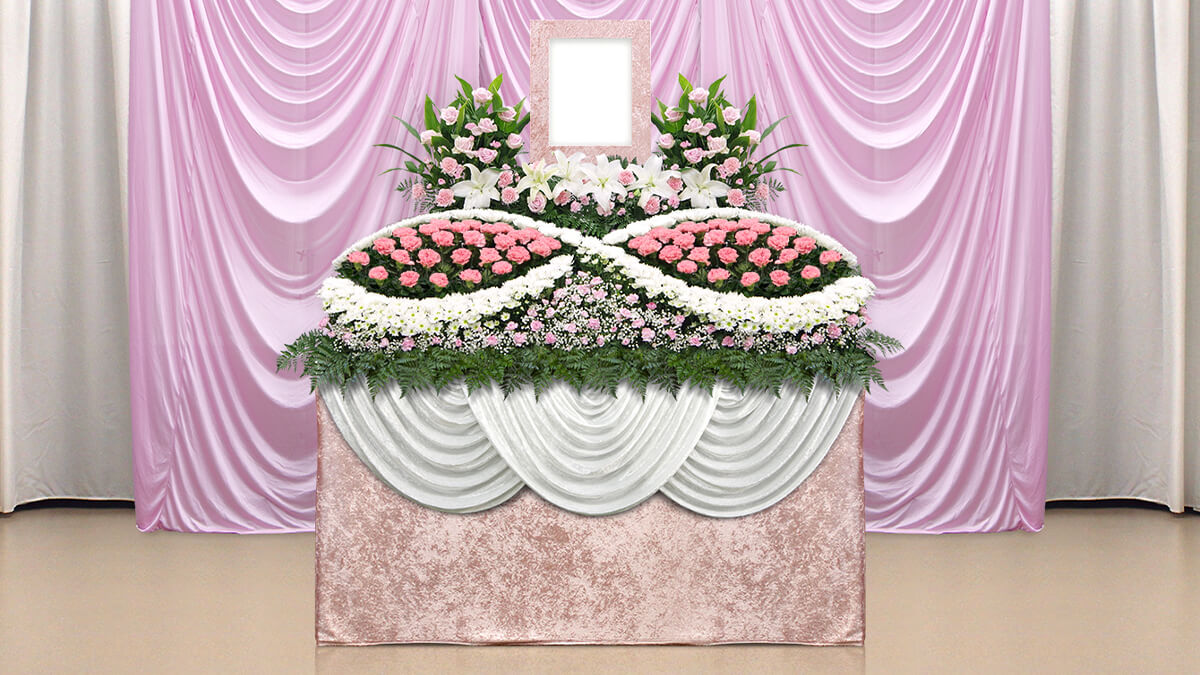 卓上サイズ花祭壇