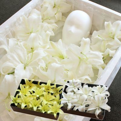 直葬 火葬式 棺に入れるお花 Flabelの花祭壇